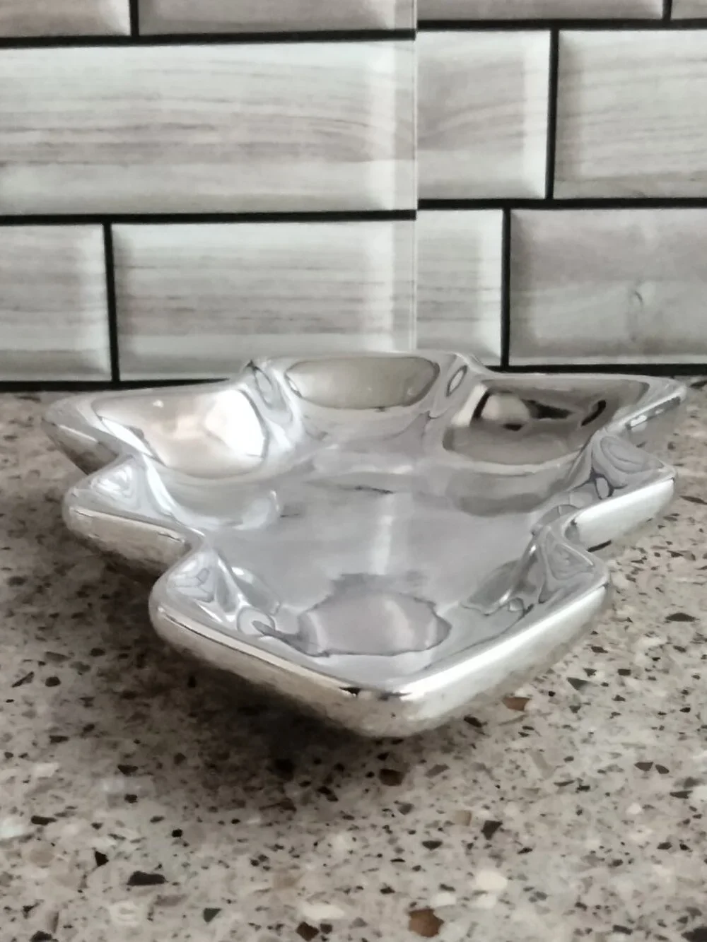 Vintage Ceramic Christmas Tree Candy/Nut/Trinket Dish